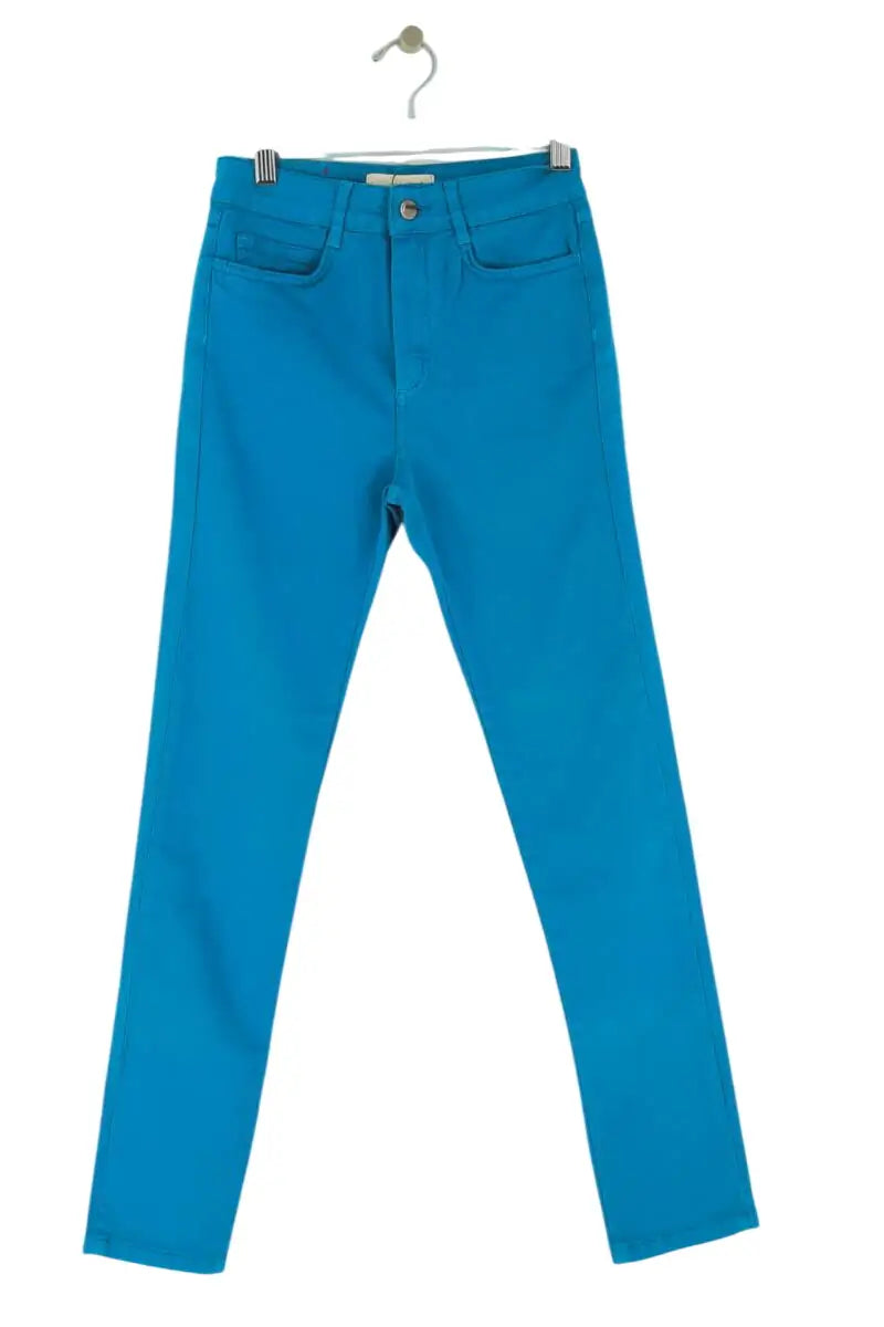 Jean slim Vanessa Bruno Bleu en Coton, taille XS - Seconde Main
