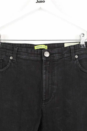 Jean slim Versace Anthracite en Coton