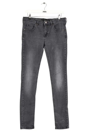 Jean slim Victoria Beckham Gris en Coton, taille M - Seconde Main