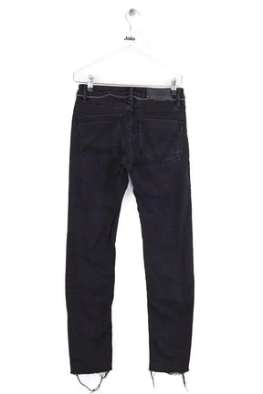 Jean slim Zadig & Voltaire Eva zip Noir en Coton