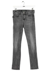 Jean slim Zadig & Voltaire Gris en Coton, taille XS - Seconde Main