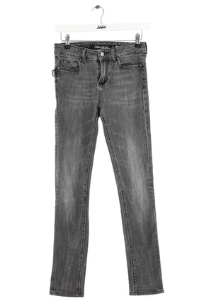 Jean slim Zadig & Voltaire Gris en Coton, taille XS - Seconde Main