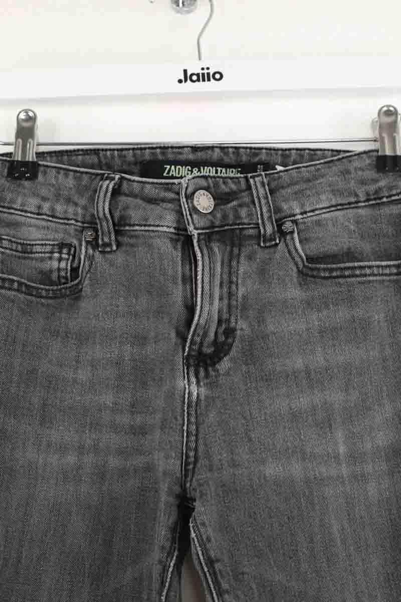 Jean slim Zadig & Voltaire Gris en Coton
