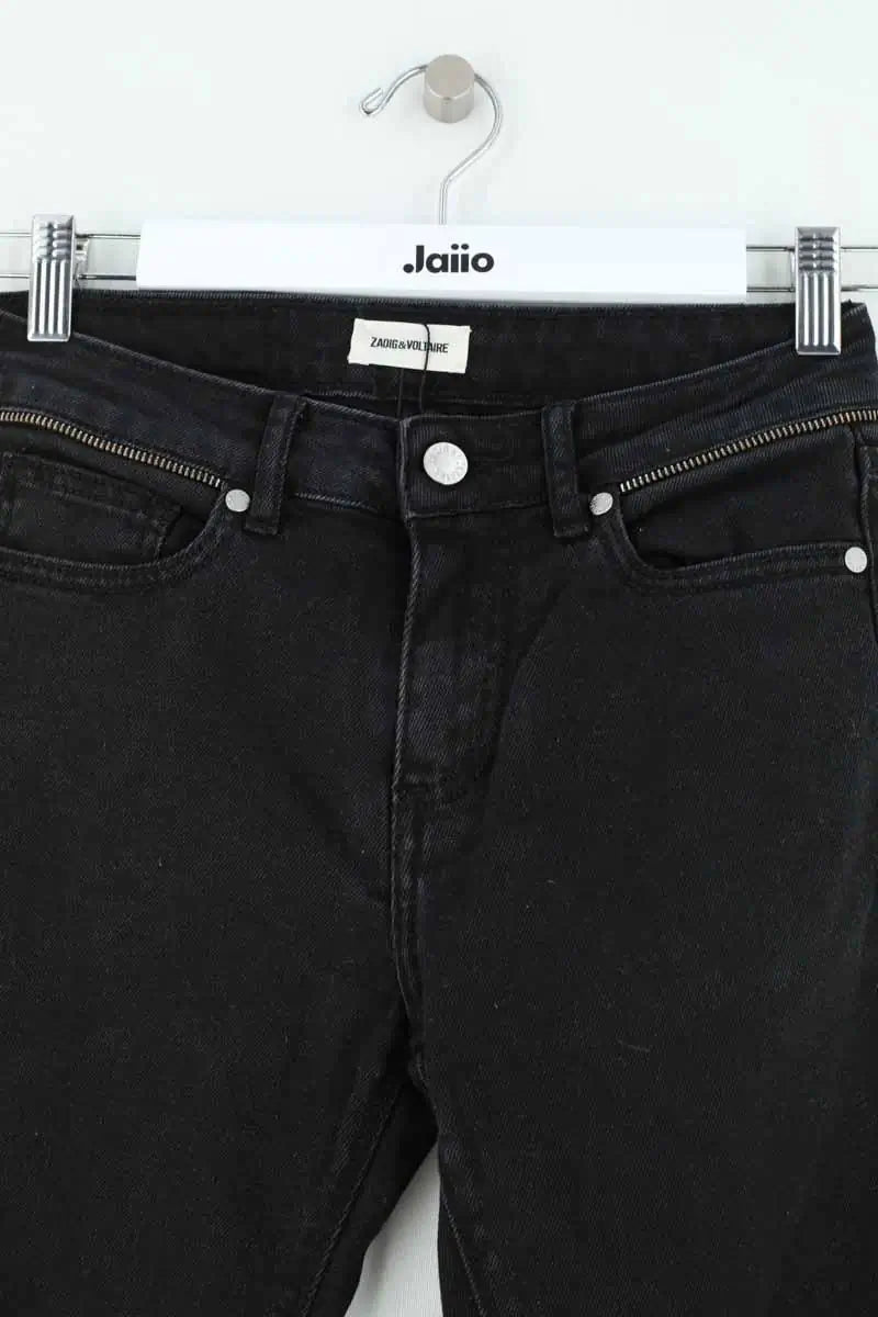 Jean slim Zadig & Voltaire Noir en Coton - élasthanne