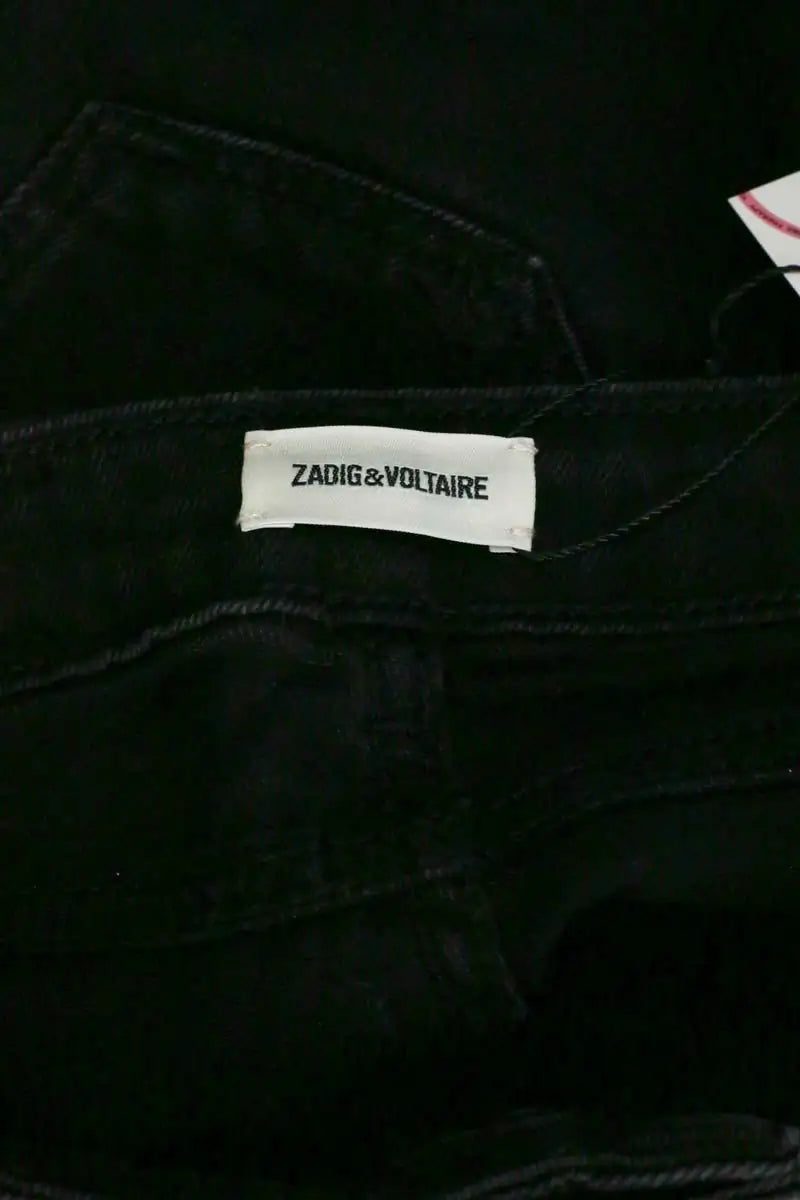 Jean slim Zadig & Voltaire Noir en Coton - élasthanne