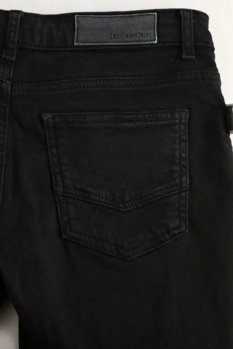 Jean slim Zadig & Voltaire Noir en Coton
