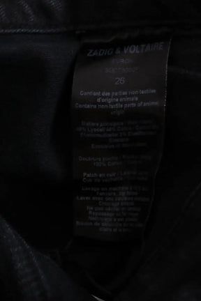 Jean slim Zadig & Voltaire Noir en Coton