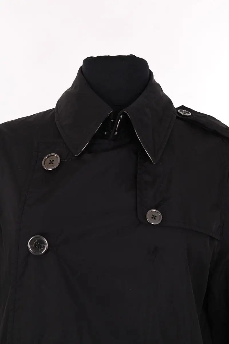 Trench-coat Burberry Noir en Synthétique