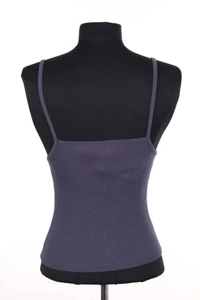 Top sans manche Balzac Bleu en Coton