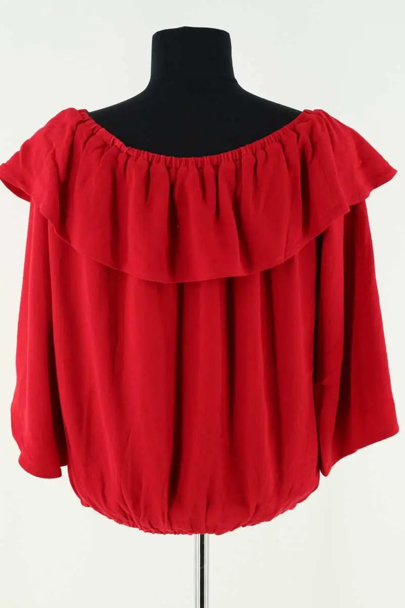 Blouse Ba&Sh Rouge en Synthétique
