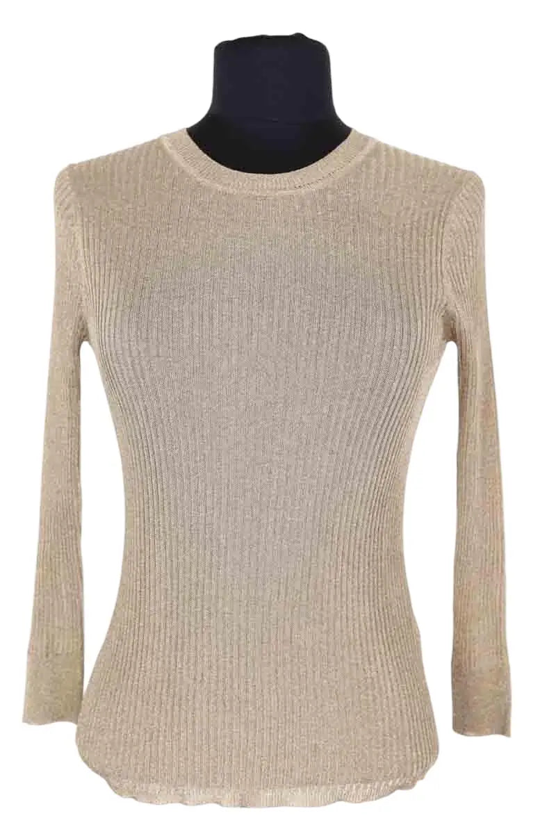 Top Ba&Sh Doré en Viscose, taille XS - Seconde Main
