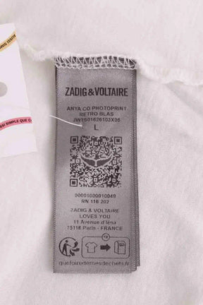 T-shirt Zadig & Voltaire Blanc en Coton