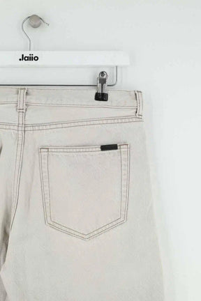 Jean droit Saint Laurent Gris en Coton