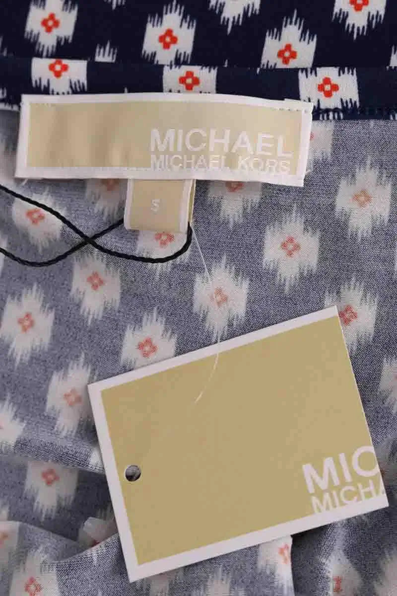 Robe Michael Kors Bleu en Synthétique