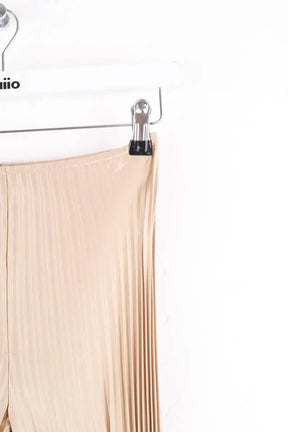 Pantalon droit Emanuel Ungaro Beige en Synthétique