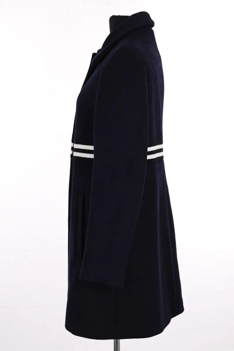 Manteau Maje Marine en Laine