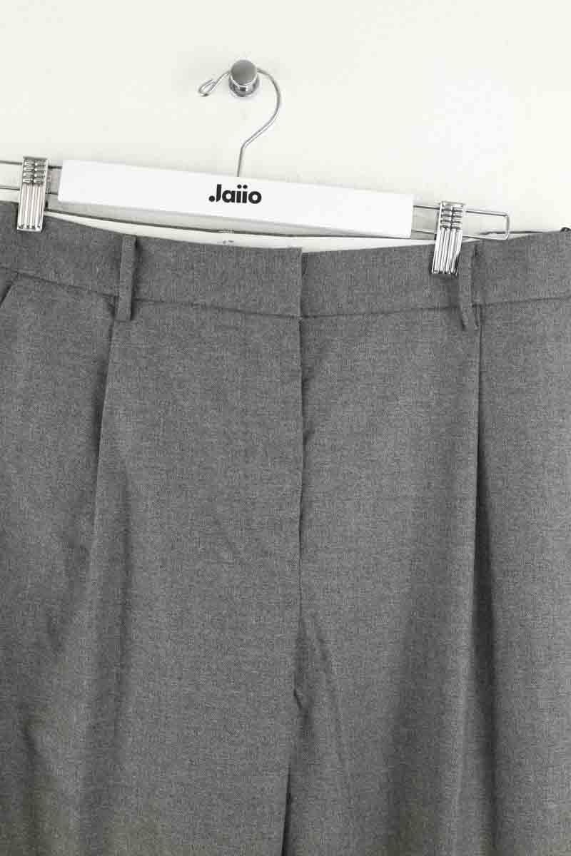 Pantalon droit Samsoe Samsoe  Gris