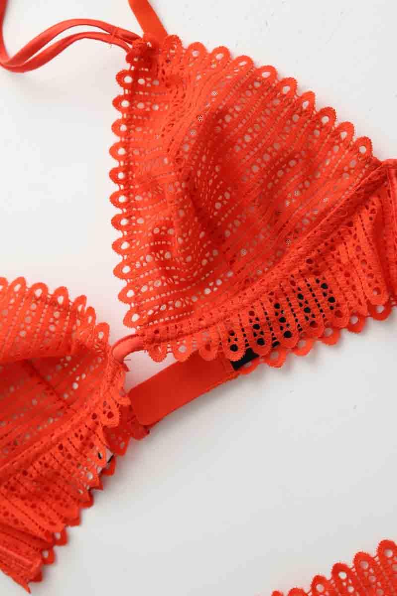 Ensemble de lingerie Livy  Rouge