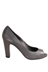 Talons Max Mara Gris en Cuir, taille 38 - Seconde Main