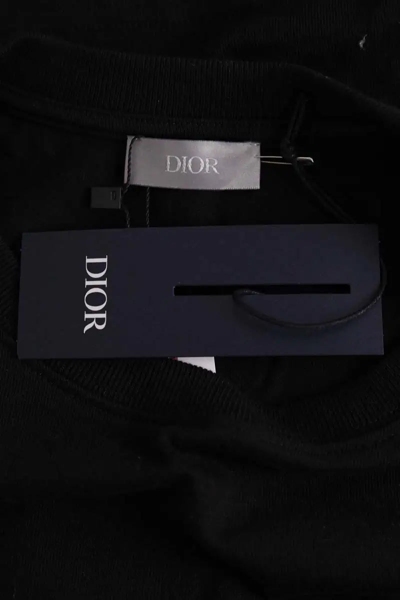 T-shirt Dior CD Noir en Coton