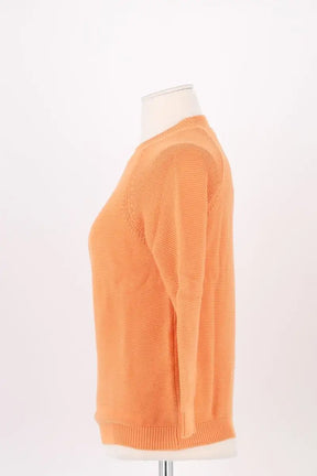 Pull Max Mara Orange en Coton