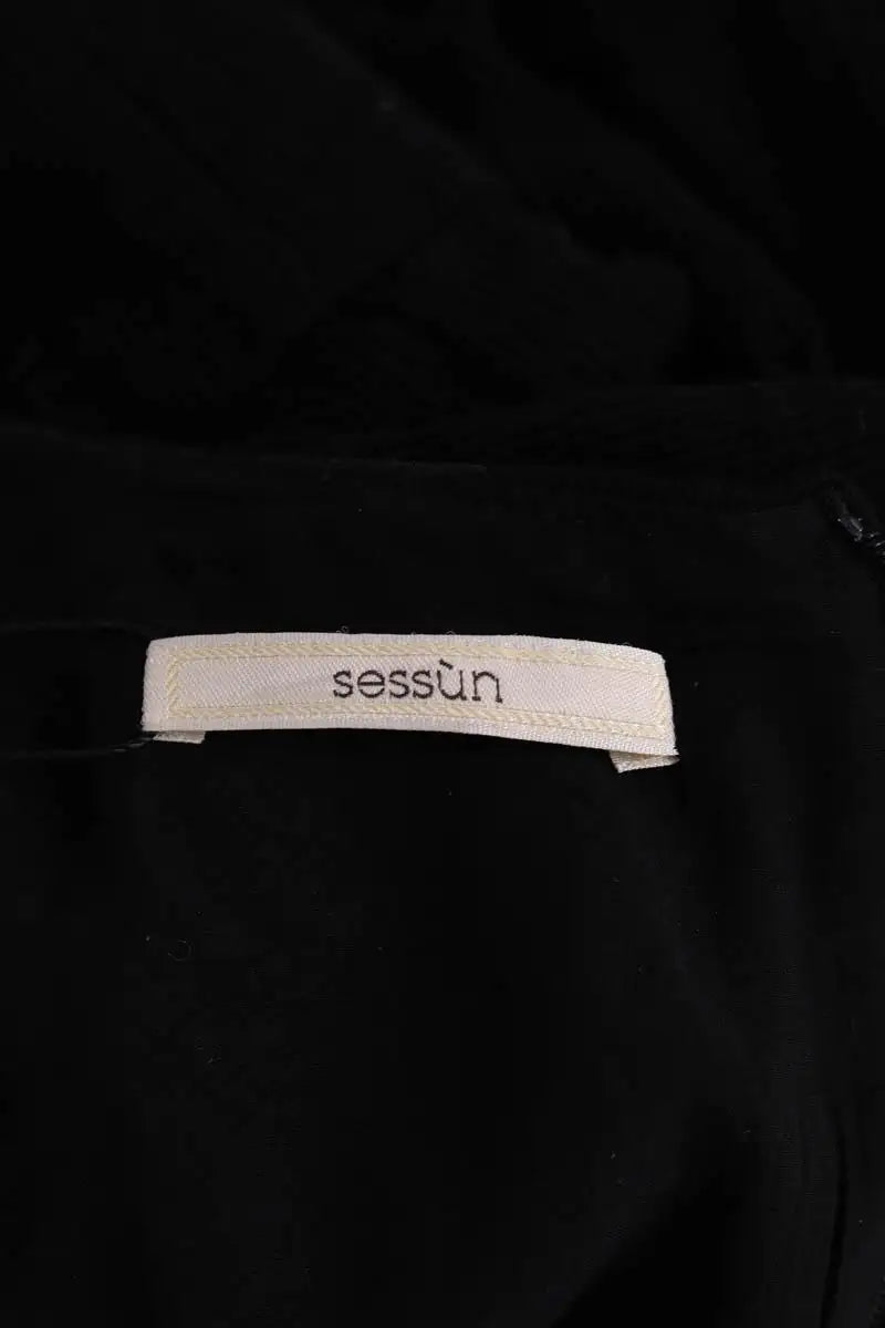 Robe Sessun Noir en Synthétique