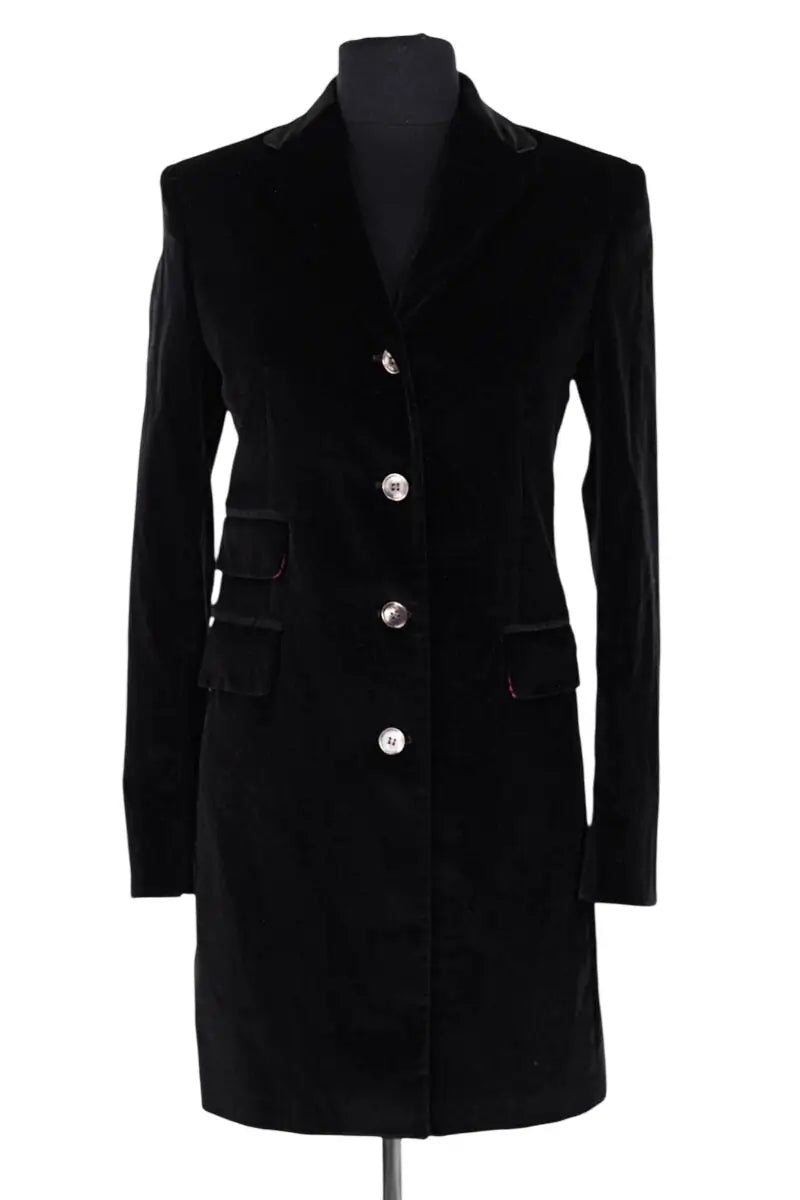 Veste Arthur & Fox Noir en Velours, taille XS - Seconde Main