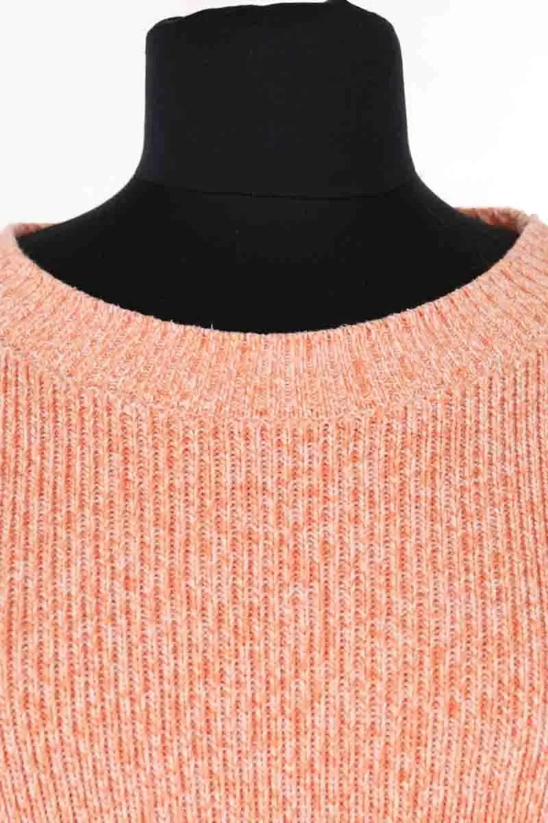 Pull Claudie Pierlot Orange en Coton