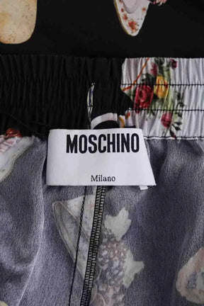 Pantalon Moschino Noir en Soie