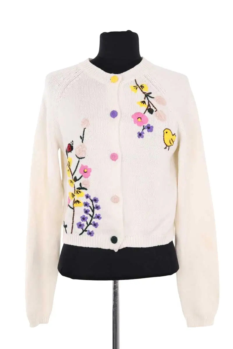 Cardigan Paul & Joe Blanc en Coton, taille S - Seconde Main