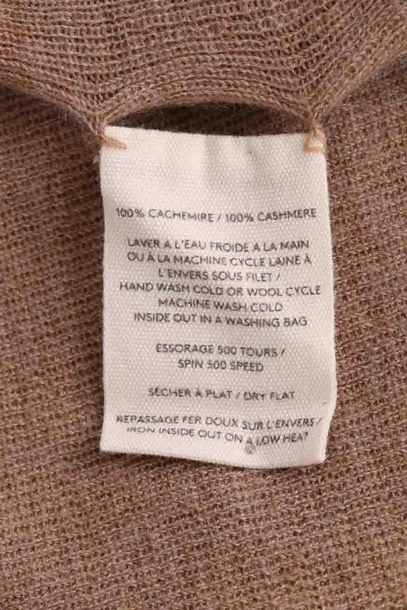 Pull Eric Bompard Camel en Cachemire