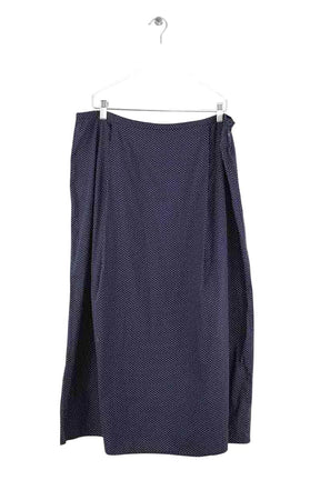 Jupe Agnès B. Marine en Coton, taille XL - Seconde Main