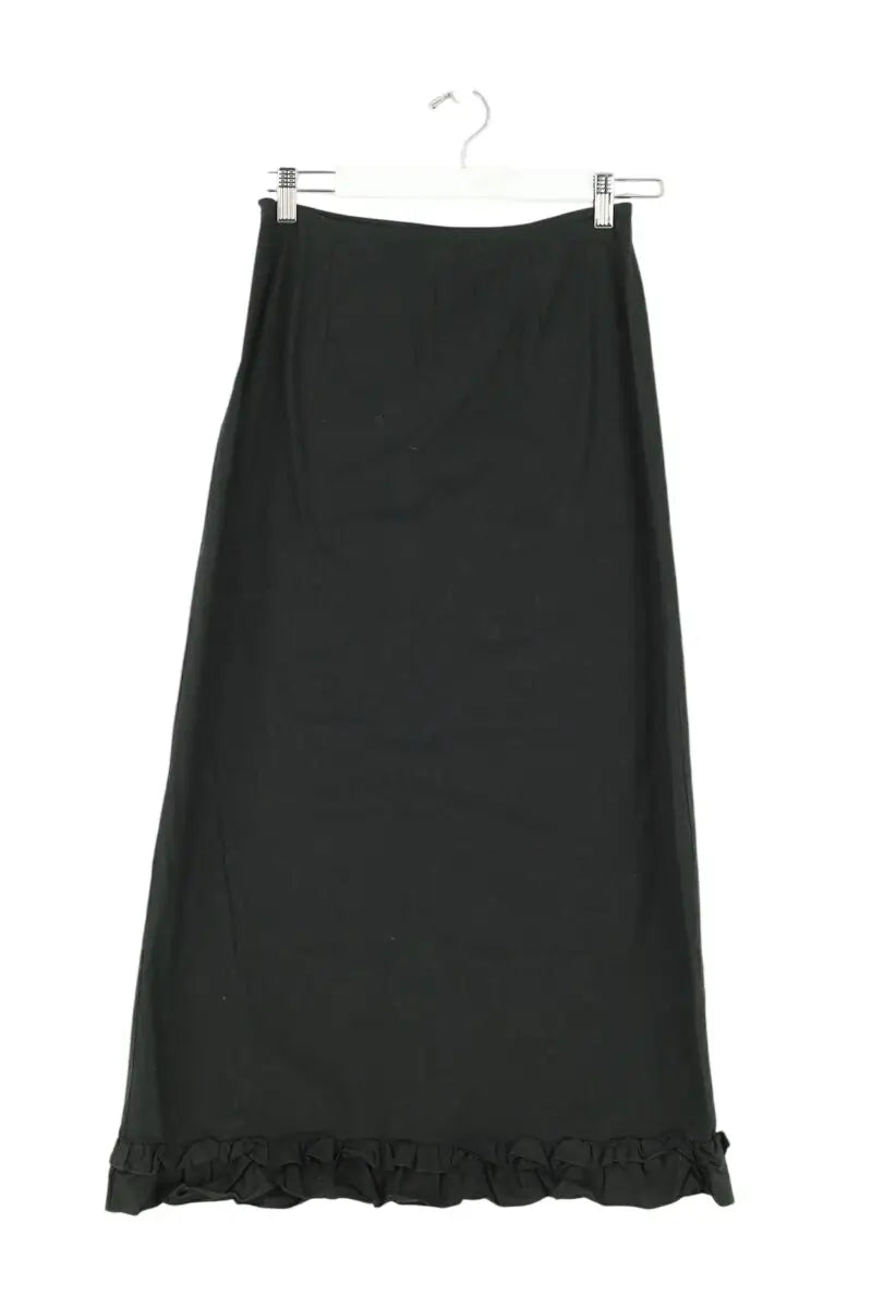 Jupe Agnès B. Noir en Coton, taille S - Seconde Main
