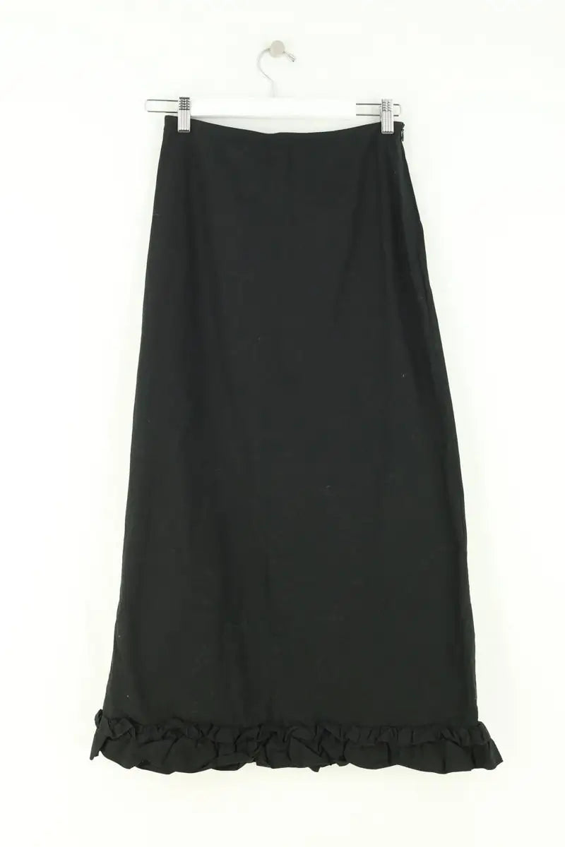 Jupe Agnès B. Noir en Coton