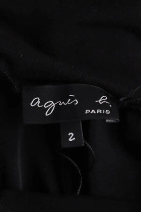 Jupe Agnès B. Noir en Synthétique
