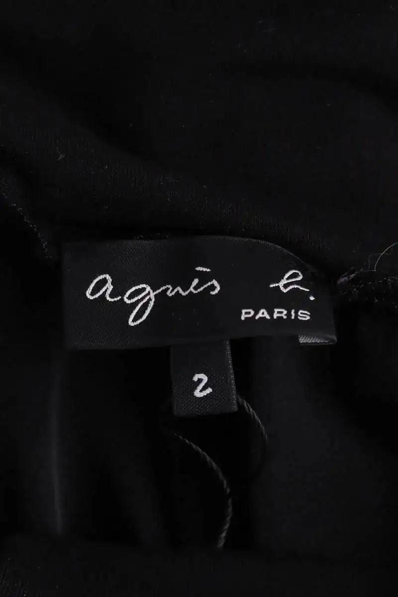 Jupe Agnès B. Noir en Synthétique