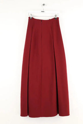 Jupe Alaïa Bordeaux en Laine