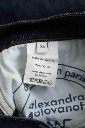 Jupe Alexandra Golovanoff Bleu en Coton