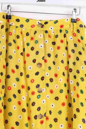 Jupe American Vintage Jaune en Viscose