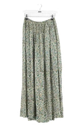 Jupe Antik Batik Vert en Coton, taille M - Seconde Main