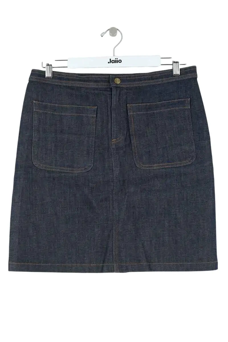 Jupe APC Bleu en Coton, taille L - Seconde Main