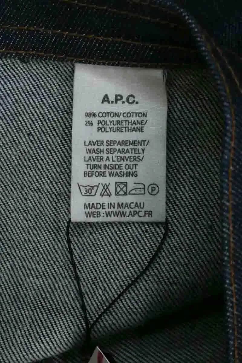 Jupe APC Bleu en Coton