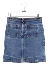 Jupe APC Bleu en Coton, taille XS - Seconde Main