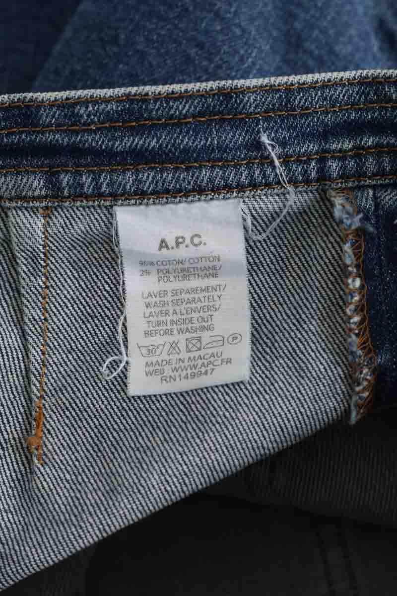 Jupe APC Bleu en Coton