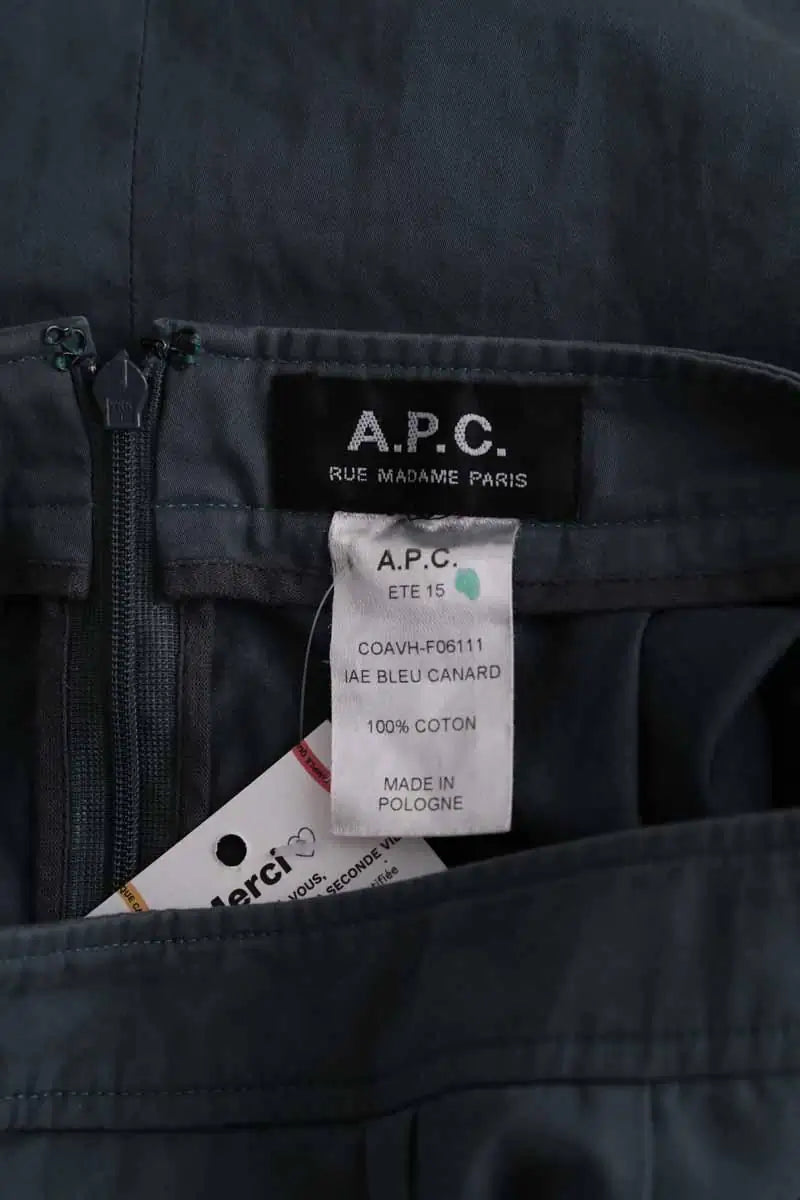 Jupe APC Vert en Coton