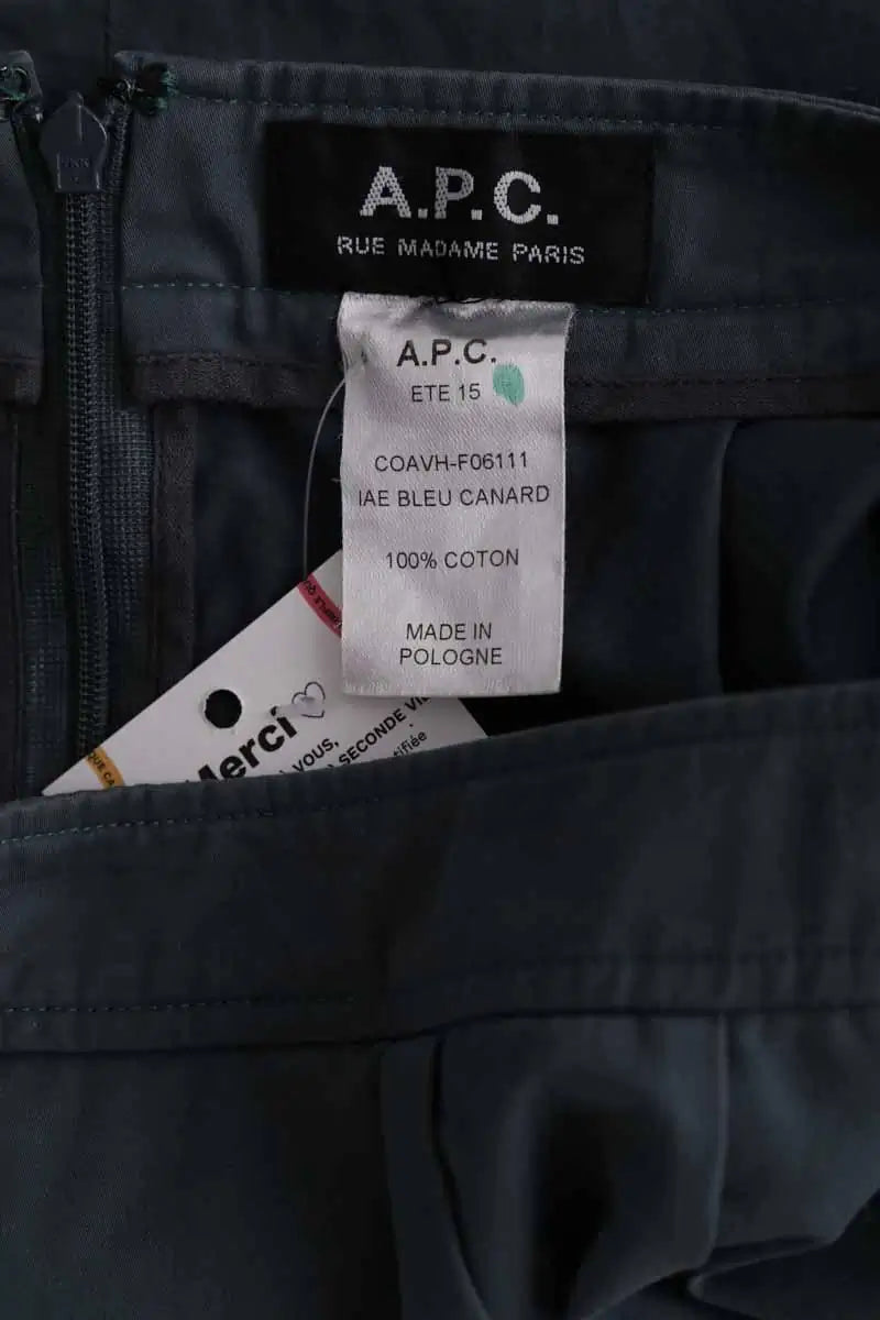 Jupe APC Vert en Coton