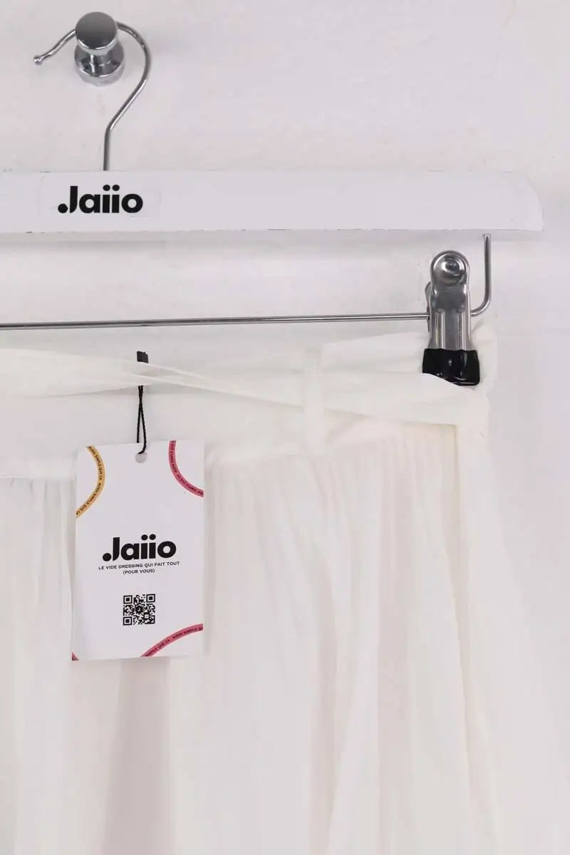 Jupe Armani Exchange Blanc en Synthétique