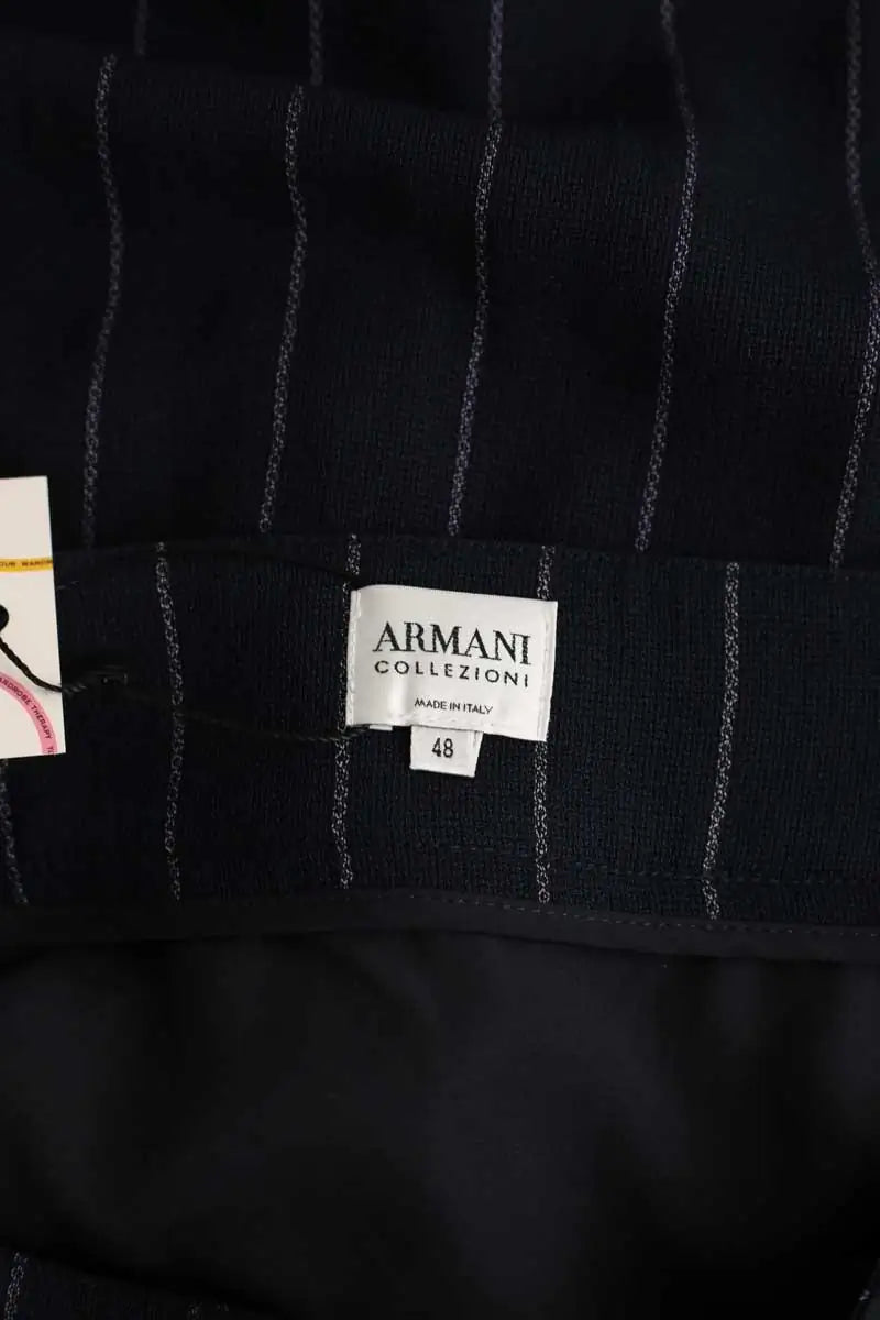 Jupe Armani Exchange Bleu en Lin