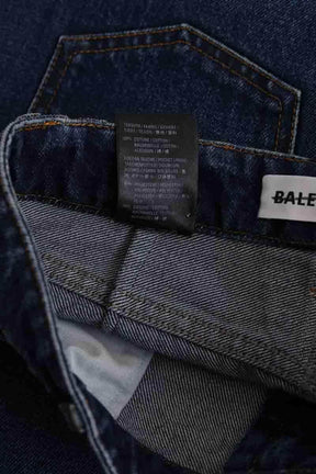 Jupe Balenciaga Bleu en Coton