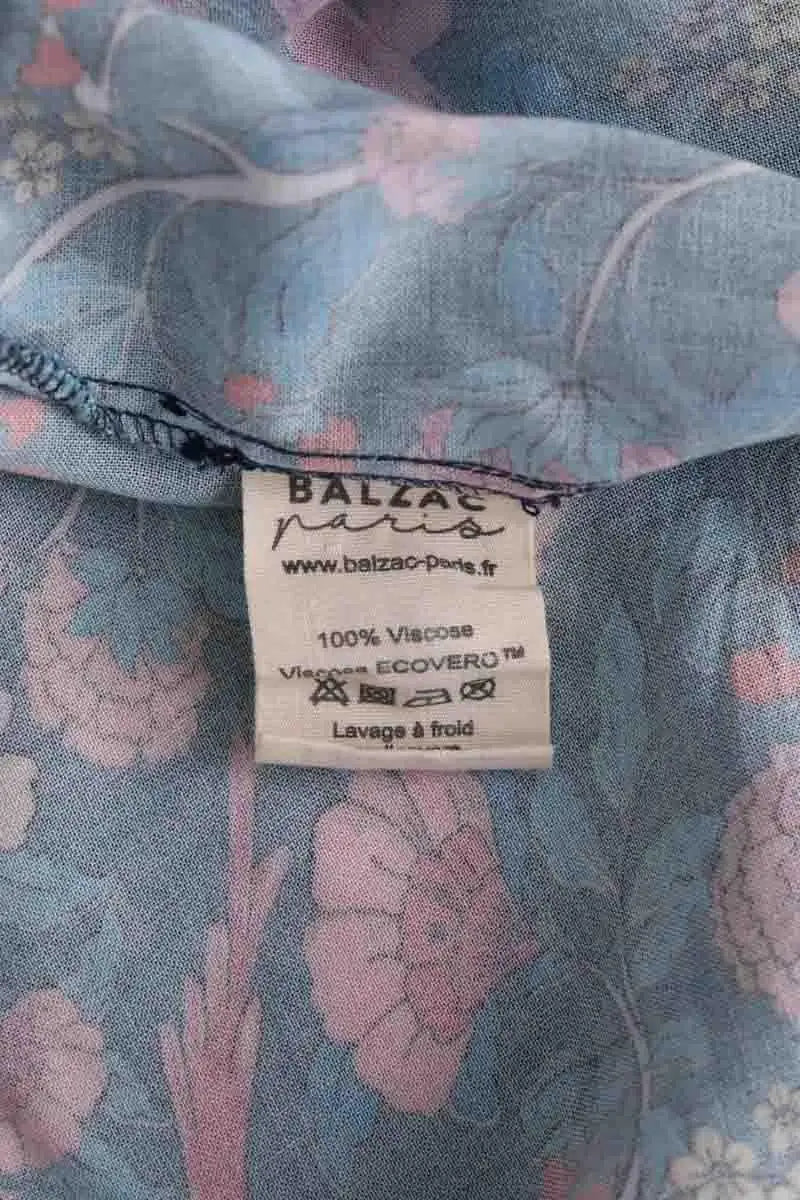 Jupe Balzac Bleu en Viscose